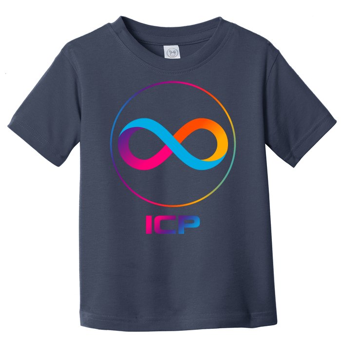 Internet Computer Icp Cryptocurrency Logo Emblem Toddler T-Shirt