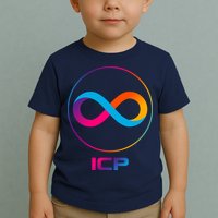 Internet Computer Icp Cryptocurrency Logo Emblem Toddler T-Shirt