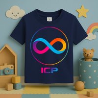 Internet Computer Icp Cryptocurrency Logo Emblem Toddler T-Shirt