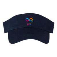 Internet Computer Icp Cryptocurrency Logo Emblem Valucap Bio-Washed Visor