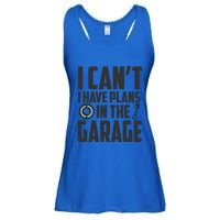 I Can't I Have Plans In The Garage Car Mechanic Gift Ladies Essential Flowy Tank