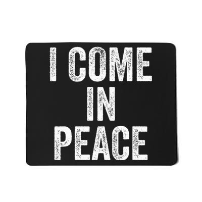 I COME IN PEACE  I'M PEACE retro Couple's Matching Mousepad