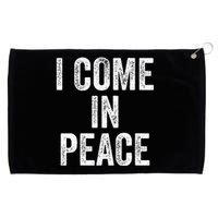 I COME IN PEACE  I'M PEACE retro Couple's Matching Grommeted Golf Towel