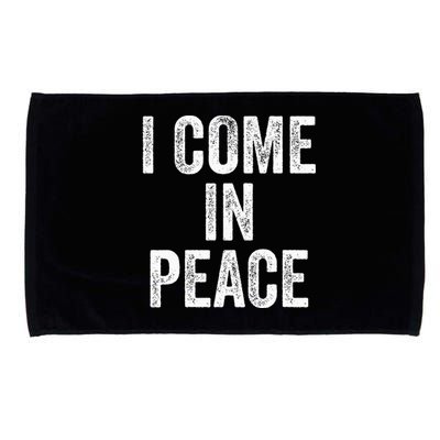 I COME IN PEACE  I'M PEACE retro Couple's Matching Microfiber Hand Towel