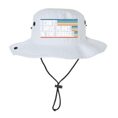 I Can't I Have Plans In The Garage Great Gift Legacy Cool Fit Booney Bucket Hat