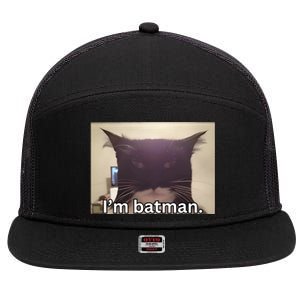 Im Catman 7 Panel Mesh Trucker Snapback Hat