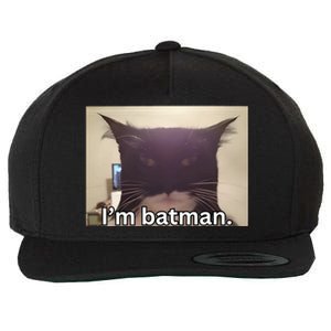 Im Catman Wool Snapback Cap