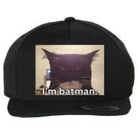 Im Catman Wool Snapback Cap