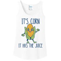 It's Corn It Has The Juice Funny Trendy Tee Ladies Essential Tank