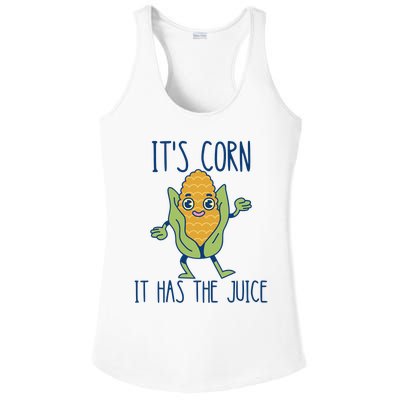 It's Corn It Has The Juice Funny Trendy Tee Ladies PosiCharge Competitor Racerback Tank