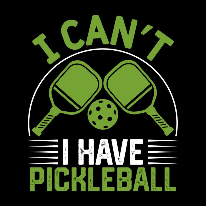 I Can't I Have Pickleball Paddles Player Gift Backpack