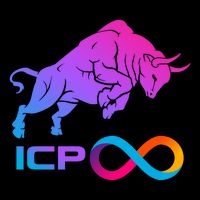 Internet Computer Icp Cryptocurrency Logo Bull Run Daily Commute Backpack
