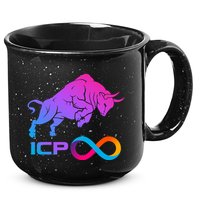 Internet Computer Icp Cryptocurrency Logo Bull Run 15oz Campfire Ceramic Mug