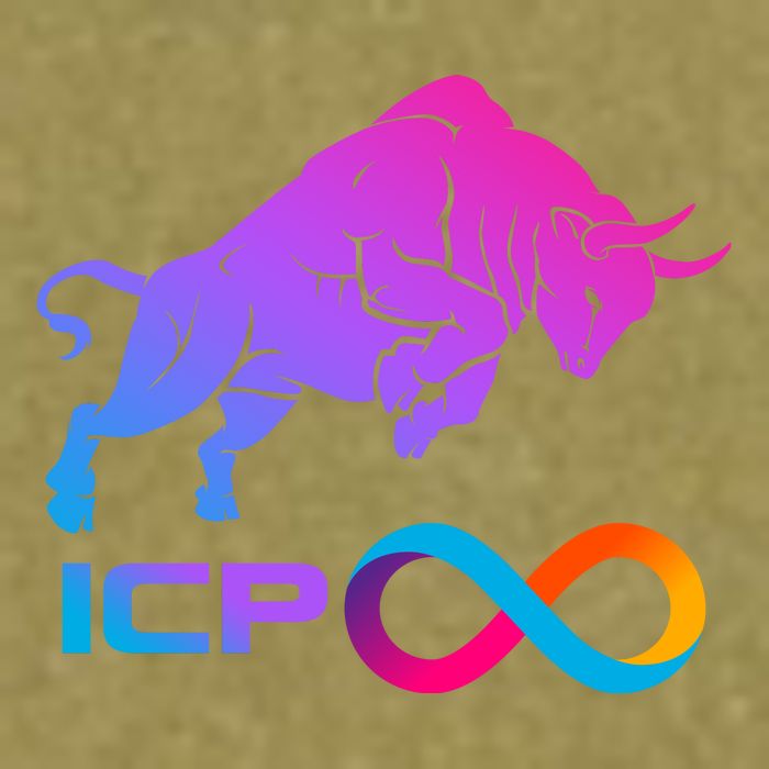 Internet Computer Icp Cryptocurrency Logo Bull Run Garment-Dyed Women's Muscle Tee