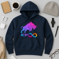 Internet Computer Icp Cryptocurrency Logo Bull Run Hoodie