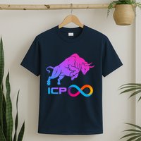Internet Computer Icp Cryptocurrency Logo Bull Run T-Shirt