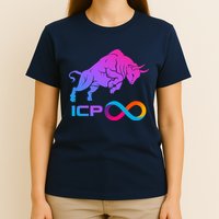 Internet Computer Icp Cryptocurrency Logo Bull Run T-Shirt