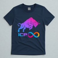 Internet Computer Icp Cryptocurrency Logo Bull Run T-Shirt