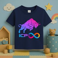 Internet Computer Icp Cryptocurrency Logo Bull Run Toddler T-Shirt