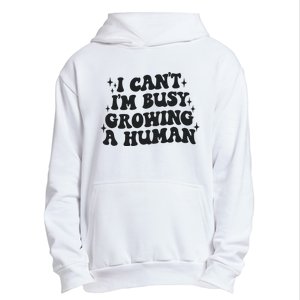 I Cant Im Busy Growing A Human Urban Pullover Hoodie