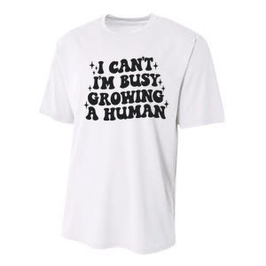 I Cant Im Busy Growing A Human Performance Sprint T-Shirt