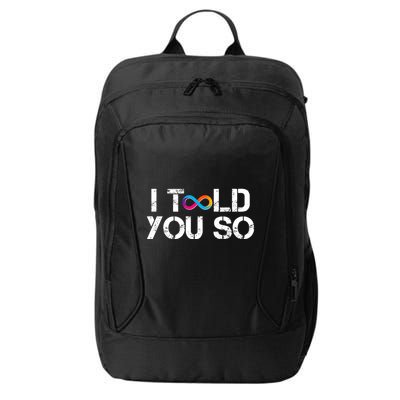 Internet Computer Icp Cryptocurrency Logo I Told You So City Backpack