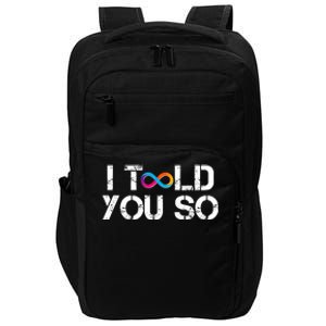 Internet Computer Icp Cryptocurrency Logo I Told You So Impact Tech Backpack