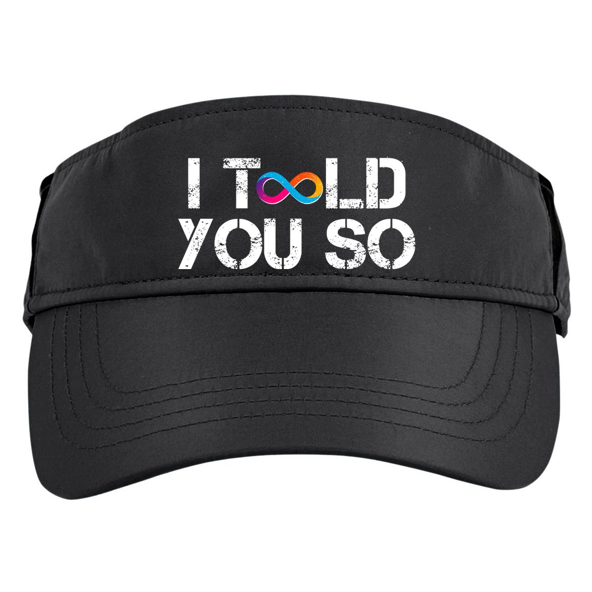 Internet Computer Icp Cryptocurrency Logo I Told You So Adult Drive Performance Visor