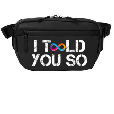 Internet Computer Icp Cryptocurrency Logo I Told You So Crossbody Pack