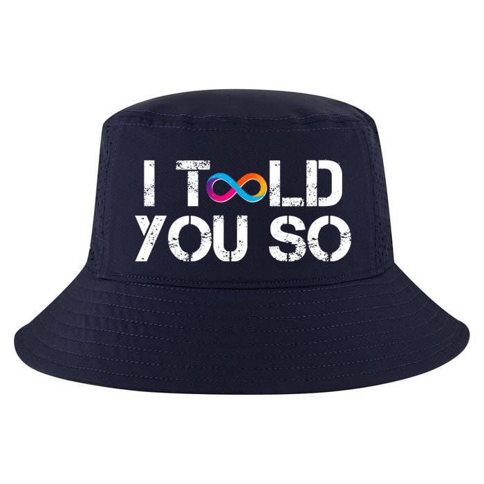 Internet Computer Icp Cryptocurrency Logo I Told You So Cool Comfort Performance Bucket Hat