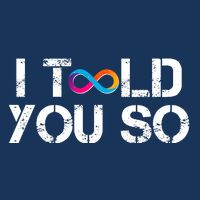 Internet Computer Icp Cryptocurrency Logo I Told You So USA-Made Doggie Bandana