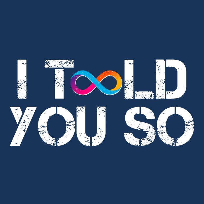 Internet Computer Icp Cryptocurrency Logo I Told You So USA-Made Doggie Bandana