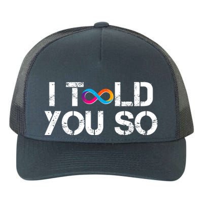 Internet Computer Icp Cryptocurrency Logo I Told You So Yupoong Adult 5-Panel Trucker Hat