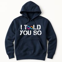 Internet Computer Icp Cryptocurrency Logo I Told You So Hoodie