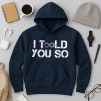 Internet Computer Icp Cryptocurrency Logo I Told You So Hoodie