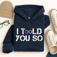 Internet Computer Icp Cryptocurrency Logo I Told You So Hoodie
