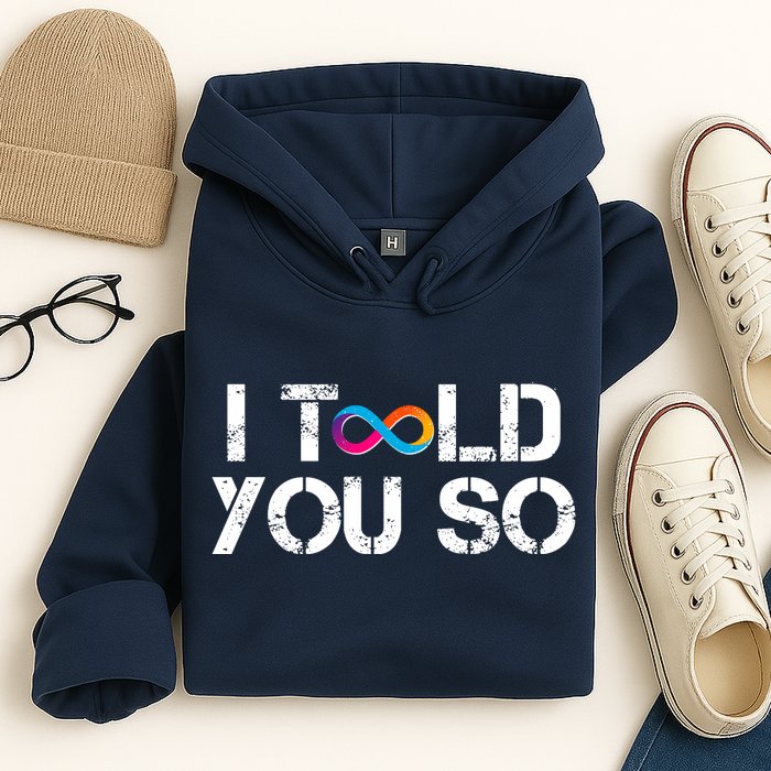 Internet Computer Icp Cryptocurrency Logo I Told You So Hoodie