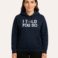 Internet Computer Icp Cryptocurrency Logo I Told You So Hoodie