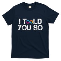 Internet Computer Icp Cryptocurrency Logo I Told You So T-Shirt