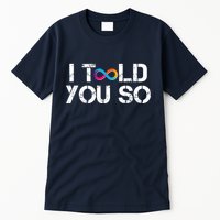 Internet Computer Icp Cryptocurrency Logo I Told You So Tall T-Shirt
