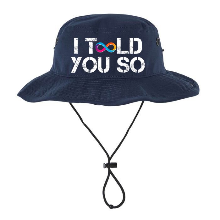 Internet Computer Icp Cryptocurrency Logo I Told You So Bucket Hat