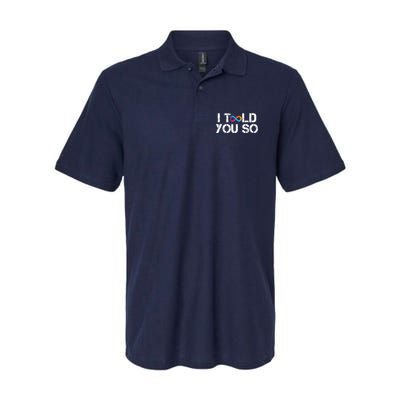 Internet Computer Icp Cryptocurrency Logo I Told You So Softstyle Adult Sport Polo