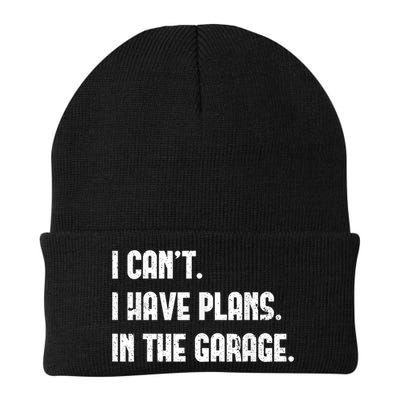 I Cant I Have Plans In The Garage Fathers Day Car Mechanics Short Sleeve Beanie