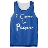 I Come In Peace IM Peace Mesh Reversible Basketball Jersey Tank