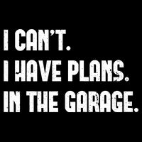 I Cant I Have Plans In The Garage Fathers Day Car Mechanics Short 16 in Basic Backpack