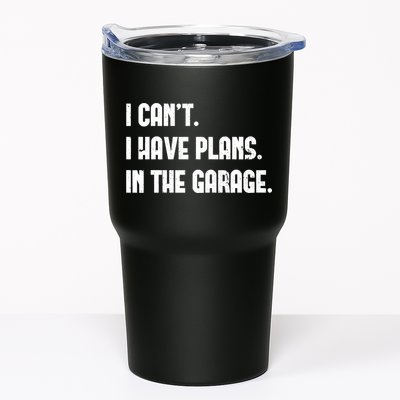 I Cant I Have Plans In The Garage Fathers Day Car Mechanics Short Tumbler