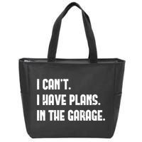 I Cant I Have Plans In The Garage Fathers Day Car Mechanics Short Zip Tote Bag