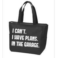 I Cant I Have Plans In The Garage Fathers Day Car Mechanics Short Zip Tote Bag