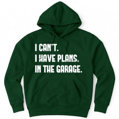 I Cant I Have Plans In The Garage Fathers Day Car Mechanics Short Hoodie