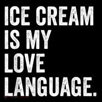 Ice Cream Is My Love Language Anti Valentines Day Flatbill Hat